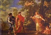 Pietro da Cortona Venus as Huntress Appears to Aeneas Sweden oil painting artist